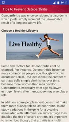 Osteoarthritis Help and Home Remedies android App screenshot 11